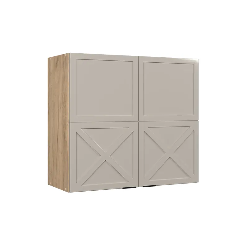 Speciální Cena Skleněná kuchyňská skříňka Fame-Line GreyBeige 80 cm Vicco