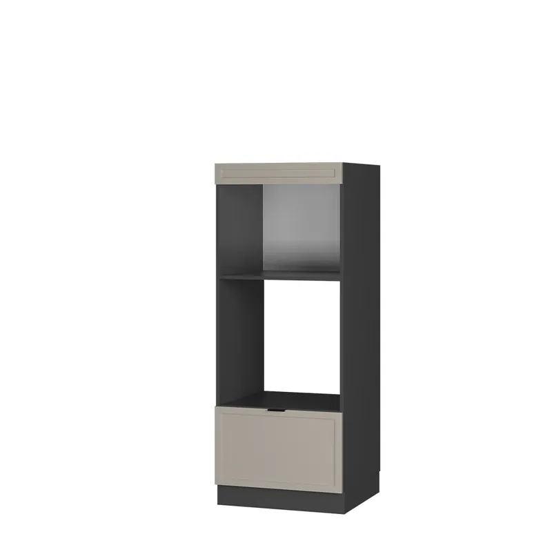 Originální Skříňka na mikrovlnnou troubu Fame-Line GreyBeige 60 cm otevřený Vicco