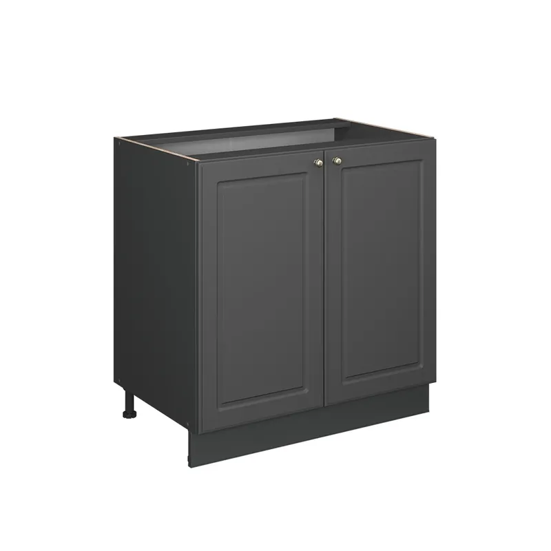 Koupit Online Skříňka pod dřez Fame-Line Anthrazit-Gold Landhaus 80 cm s policí, PD Antracit Vicco