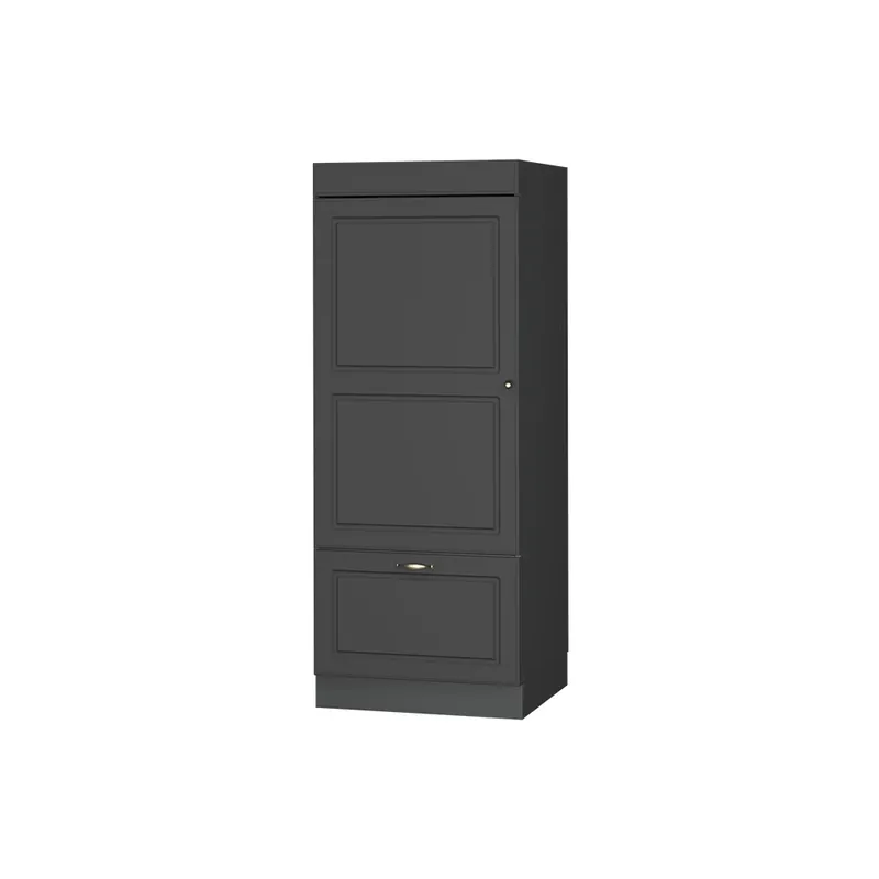 Originální Skříňka na mikrovlnnou troubu Fame-Line Anthrazit-Gold Landhaus 60 cm Vicco