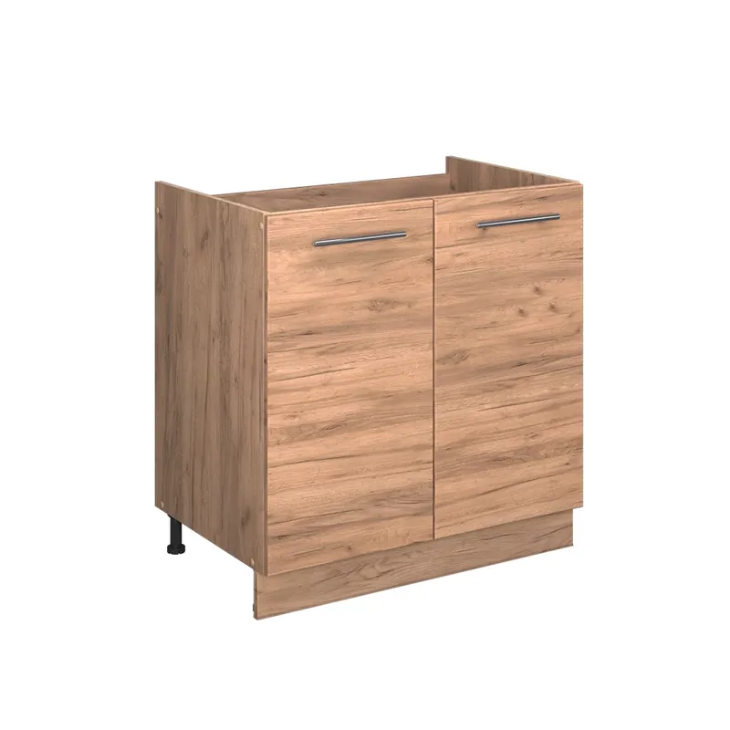 Horká Nabídka Skříňka pod dřez Fame-Line Zlatý mocný dub 80 cm , PD Mramor Vicco