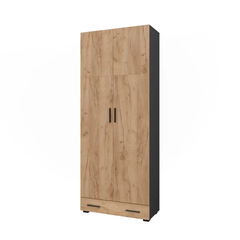 Univerzální skříň Ingo Antracit/zlatý dub 80 x 201.2 cm se zásuvkovým modulem Vicco Omezená Nabídka