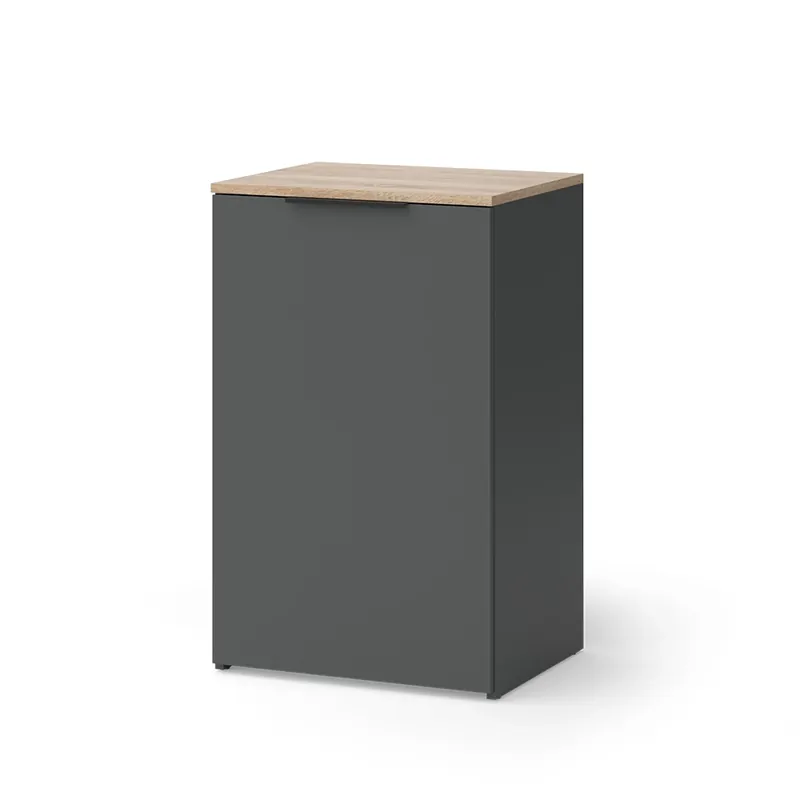 Kredenc Wido Antracit 50 x 80 cm s policí Vicco Speciální Cena