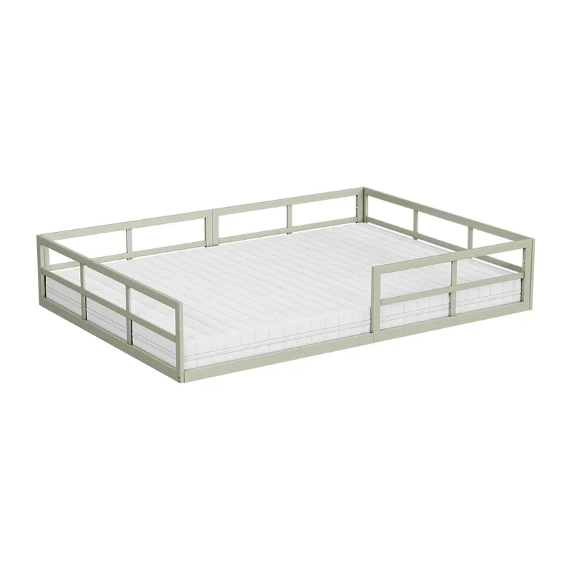 Dětská postel Minno Greige 140x200 s matrací Vitalispa Oblíbený