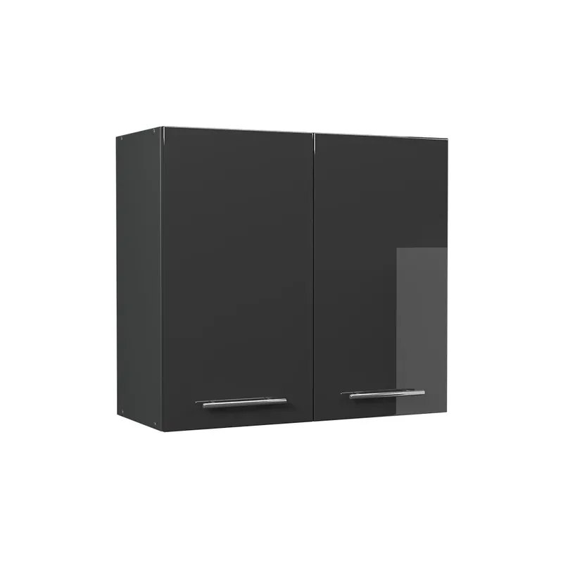 Věšák na stěnu Fame-Line Antracitový vysoký lesk/Antracit 80 cm Vicco Oblíbený