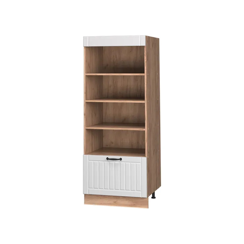 Speciální Cena Kuchyňský regál Fame-Line Bílý venkovský dům/Zlatý mocný dub 60 cm Vicco