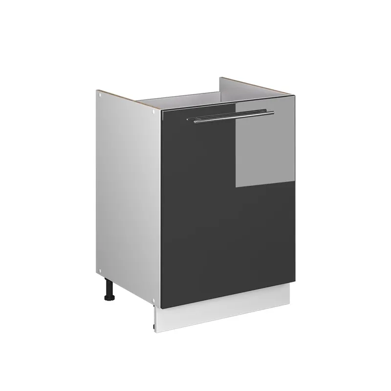 Skříňka pod dřez Fame-Line Antracitový vysoký lesk/Bílá 60 cm Vicco Ověřený