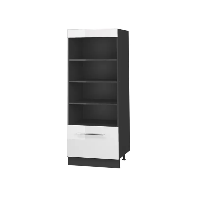 Kuchyňský regál Fame-Line Bílá vysoký lesk/Antracit 60 cm Vicco Dokud Zásoby Vydrží