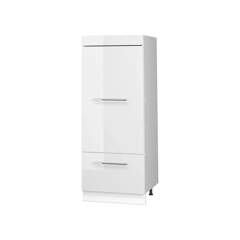Omezená Nabídka Kuchyňská spížní skříň Fame-Line Bílá vysoký lesk/Bílá 60 cm Vicco