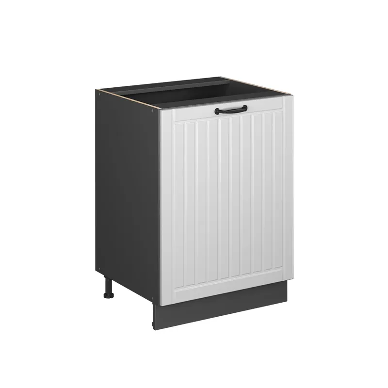 Spodní skříňka kuchyňské linky Fame-Line Bílý venkovský dům/Antracit 60 cm 1 dvířka bez pracovní desky Vicco Autentický