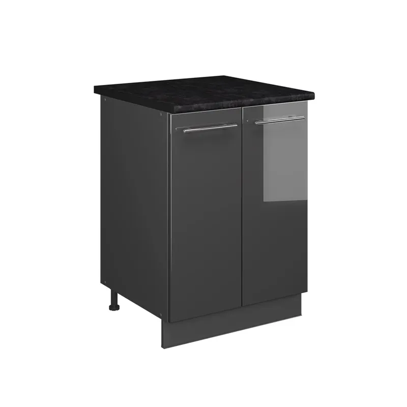 Objednat Nyní Skříňka pod dřez Fame-Line Antracitový vysoký lesk/Antracit 60 cm Vicco