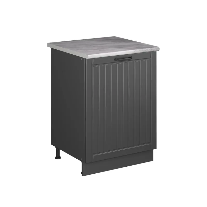 Spodní skříňka kuchyňské linky Fame-Line Tmavě šedá/Antracit 60 cm 1 dvířka s pracovní deskou Vicco Koupit Online