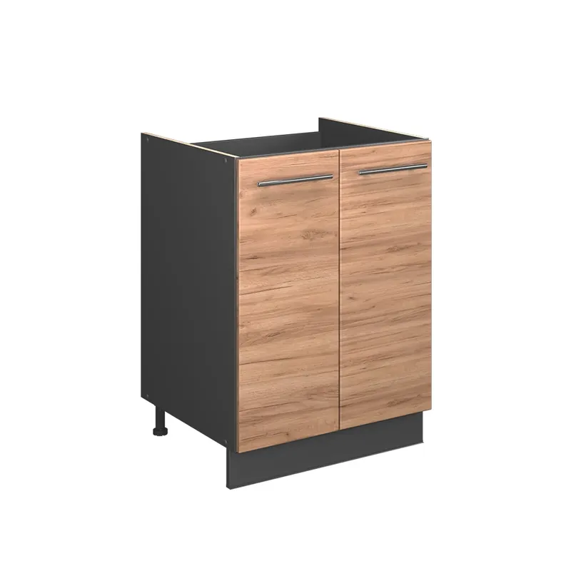 Skříňka pod dřez Fame-Line Zlatý mocný dub/Antracit 60 cm Vicco Koupit Online