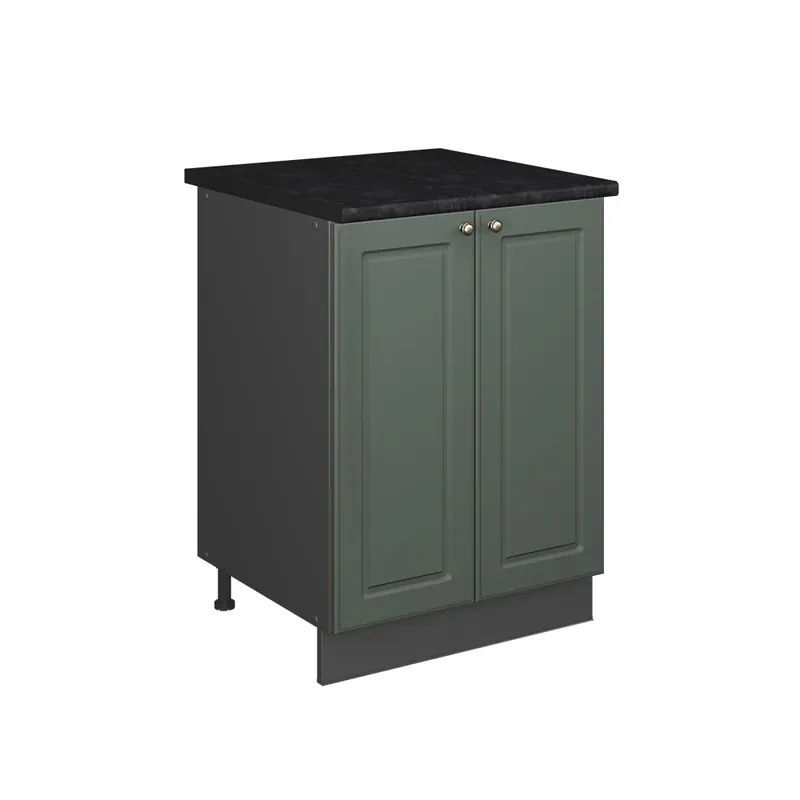 Skříňka pod dřez Fame-Line Zelená zlatá země/Antracit 60 cm Vicco Nová Kolekce