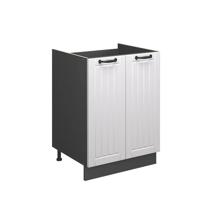 Skříňka pod dřez Fame-Line Bílý venkovský dům/Antracit 60 cm Vicco Značkový