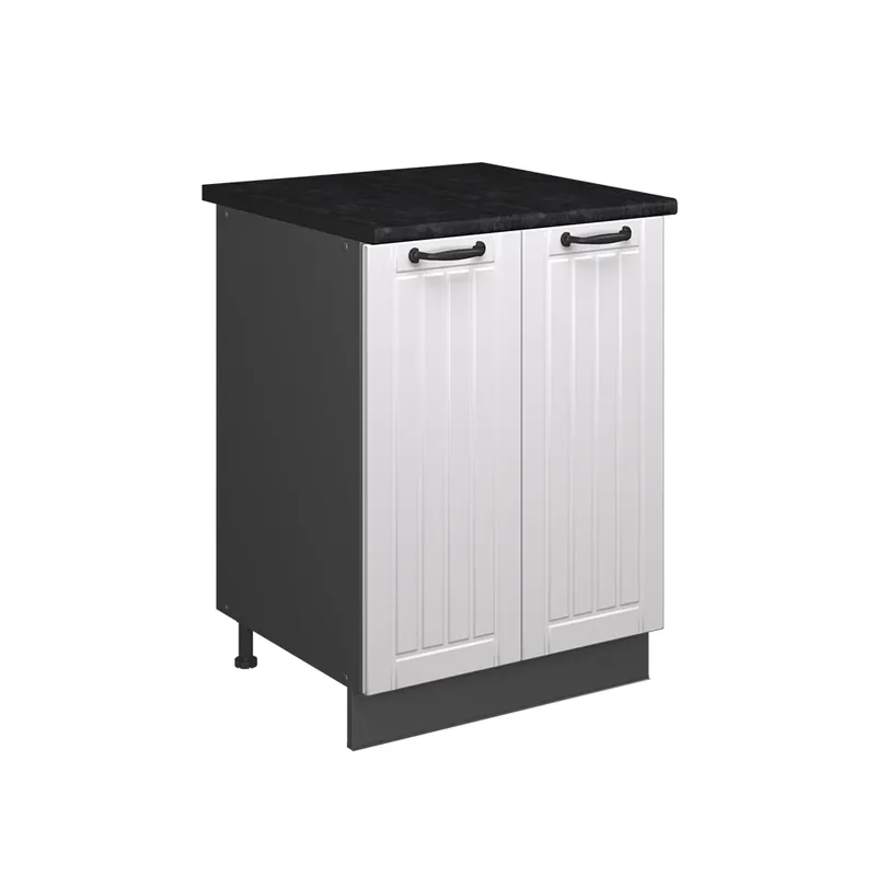 Skříňka pod dřez Fame-Line Bílý venkovský dům/Antracit 60 cm Vicco Jen Po Omezenou Doba