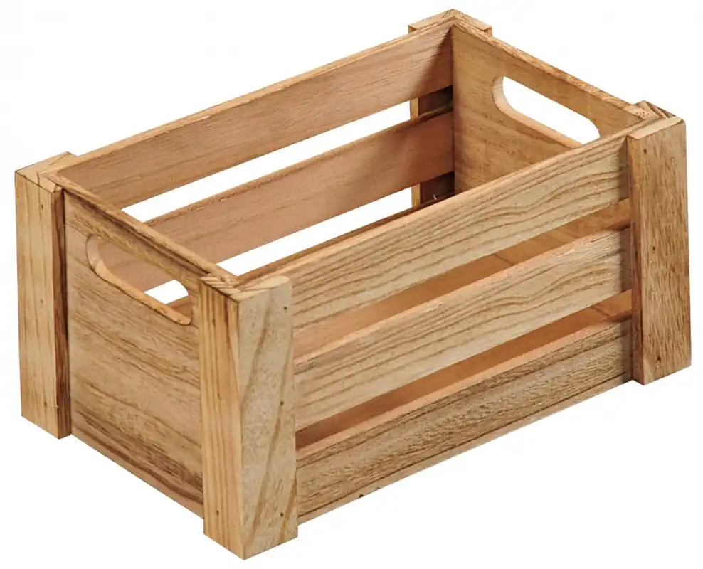 Levný Dřevěná bedýnka 16 cm