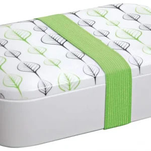 Obědový box s dekorem listů 18,5 ×12,5 × 6 cm Speciální Cena