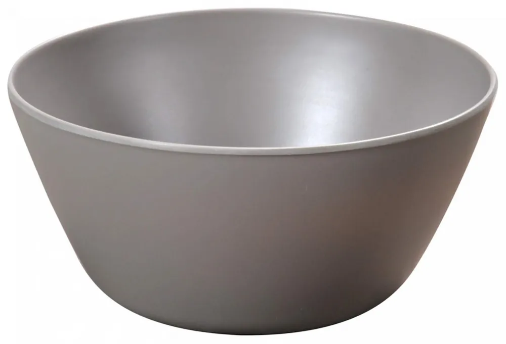 Plastová miska na ovoce a saláty, průměr 15 cm, výška 7 cm, šedá Vysoce Kvalitní