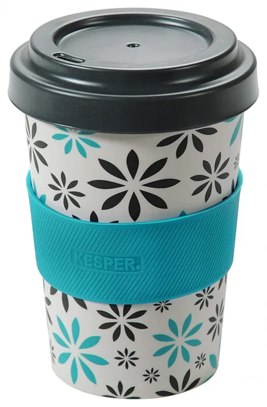 Levný Kelímek na kávu melaminový s dekorem Flowers, 400 ml