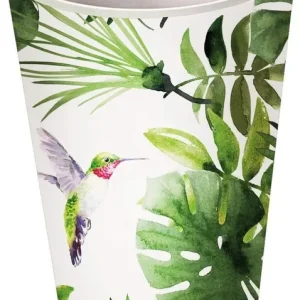 Objednat Nyní Kelímek plastový s dekorem tropických listů, 400 ml