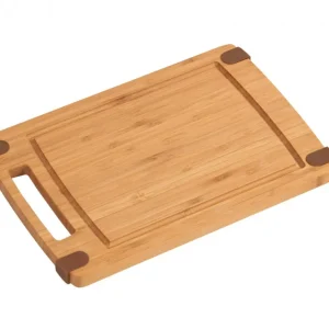 Bezpečná Platba Prkénko s rukojetí, bambus 38 x 28 cm