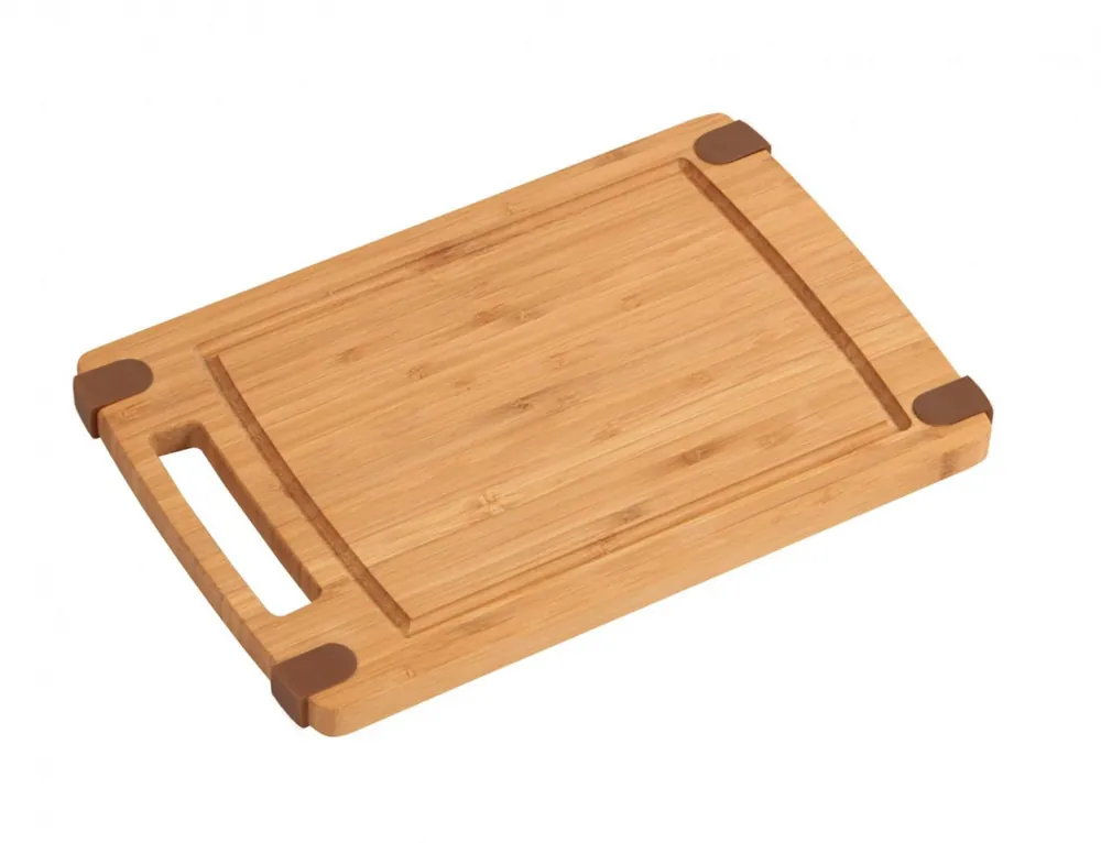 Bezpečná Platba Prkénko s rukojetí, bambus 38 x 28 cm