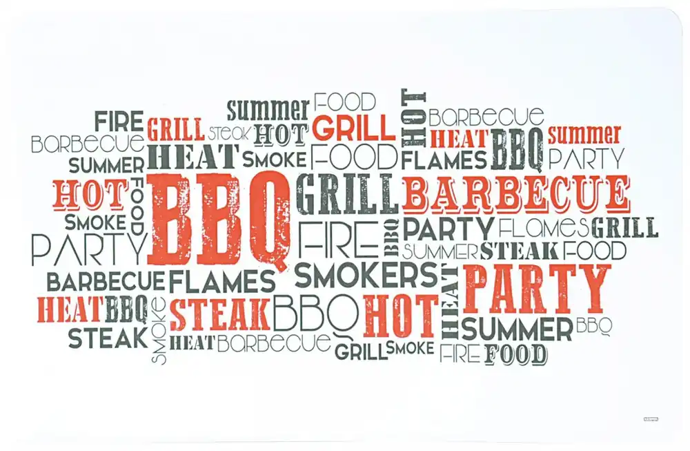 Jen Po Omezenou Doba Prostírání, motiv BBQ