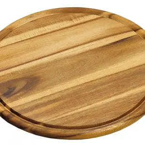 Akční Cena Servírovací prkénko kulaté akátové dřevo 30 cm