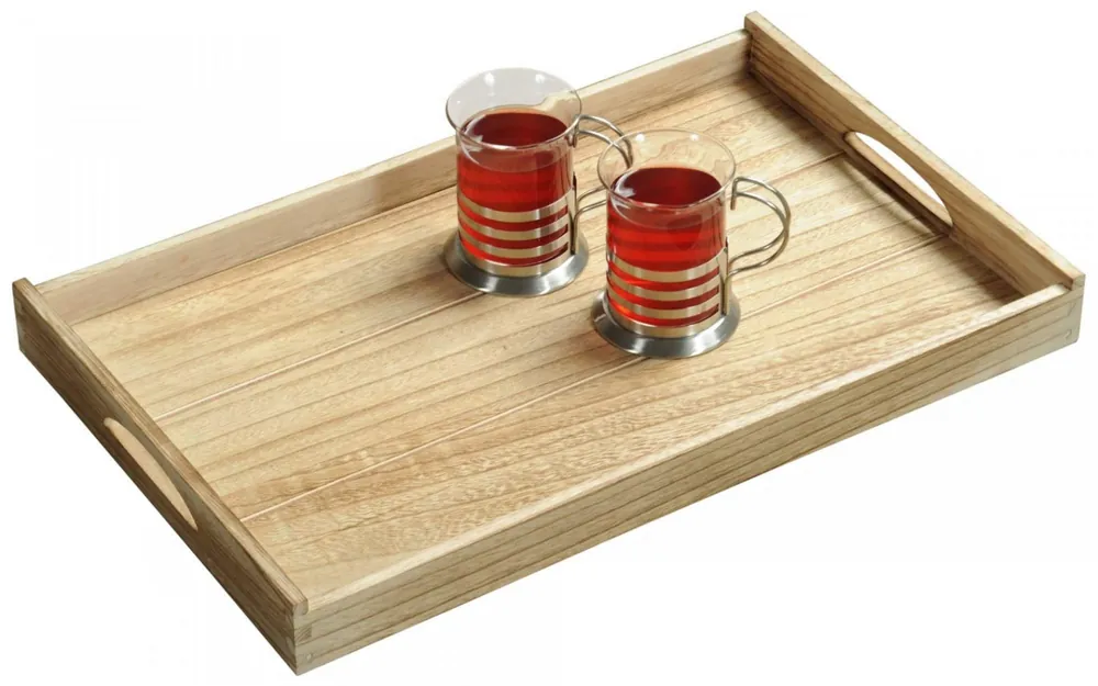 Servírovací tác, dřevěný 47 x 29,5 cm Tovární Cena
