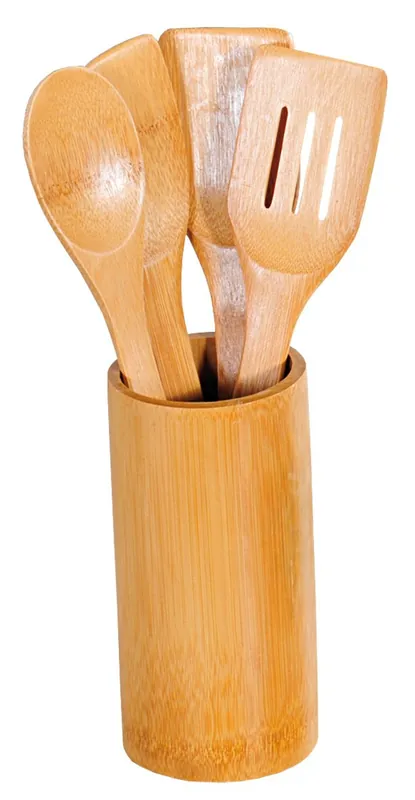 Set kuchyňského náčiní 5 ks bambus Vysoce Kvalitní