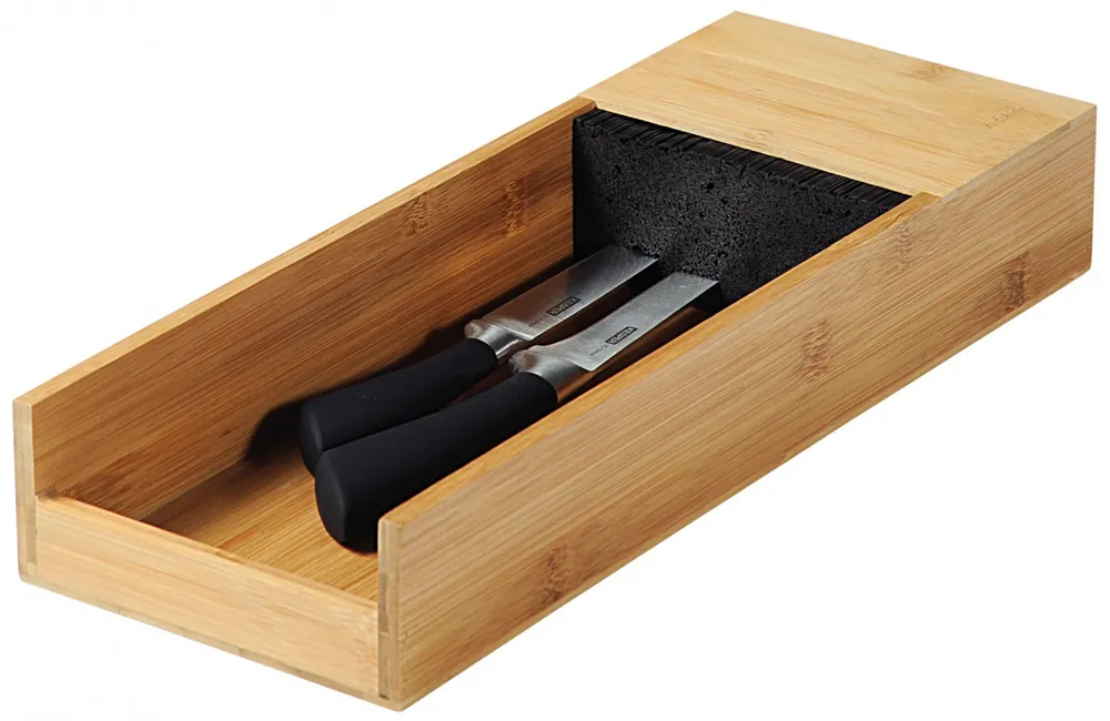 Úložný box na nože, bambus Top Prodej