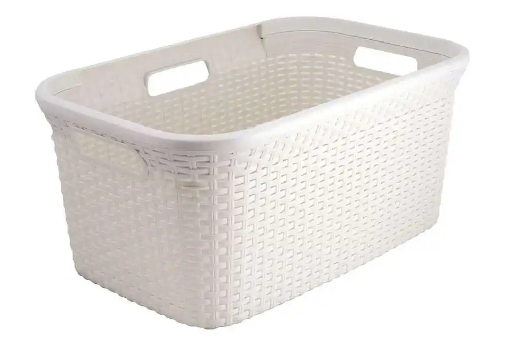Cenově Výhodný Koš na čisté prádlo Curver Rattan Style 45 krémový