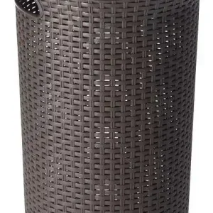 Pouze Dnes Koš na prádlo Curver Rattan 48 l kulatý hnědý