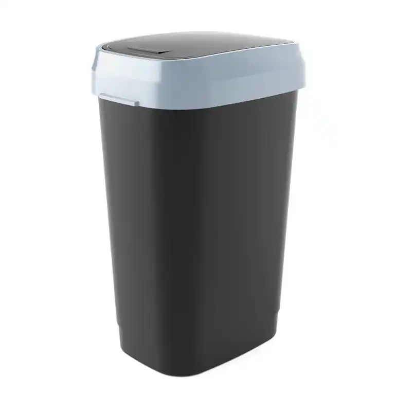 Sleva Koš odpadkový Kis Dual Swing Bin L 50 l černý