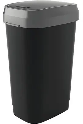 Koš odpadkový Kis Dual Swing Bin M 25 l černý Pouze Dnes