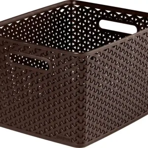 Výprodej MY STYLE box - L - tm. hnědý