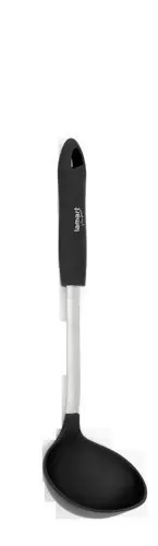 Speciální Cena NABĚRAČKA NEREZ/NYLON 18/8 ČERNÁ, SOFT RUKOJEŤ ERGO