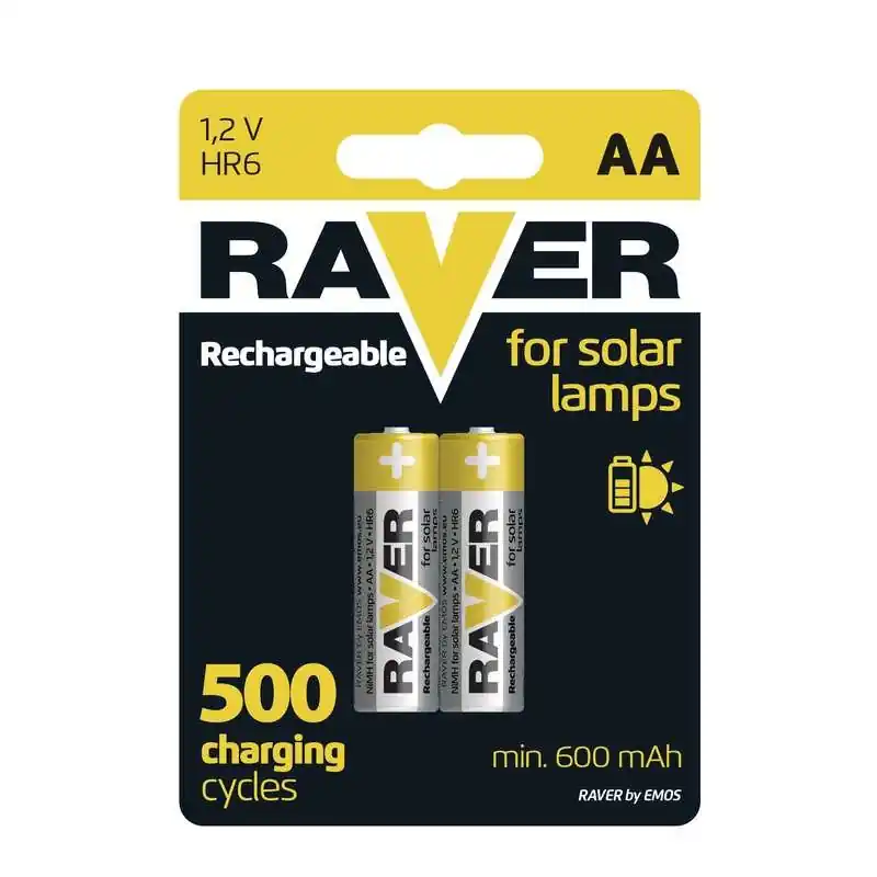 Nabíjecí baterie RAVER HR6 (AA), blistr Nová Kolekce