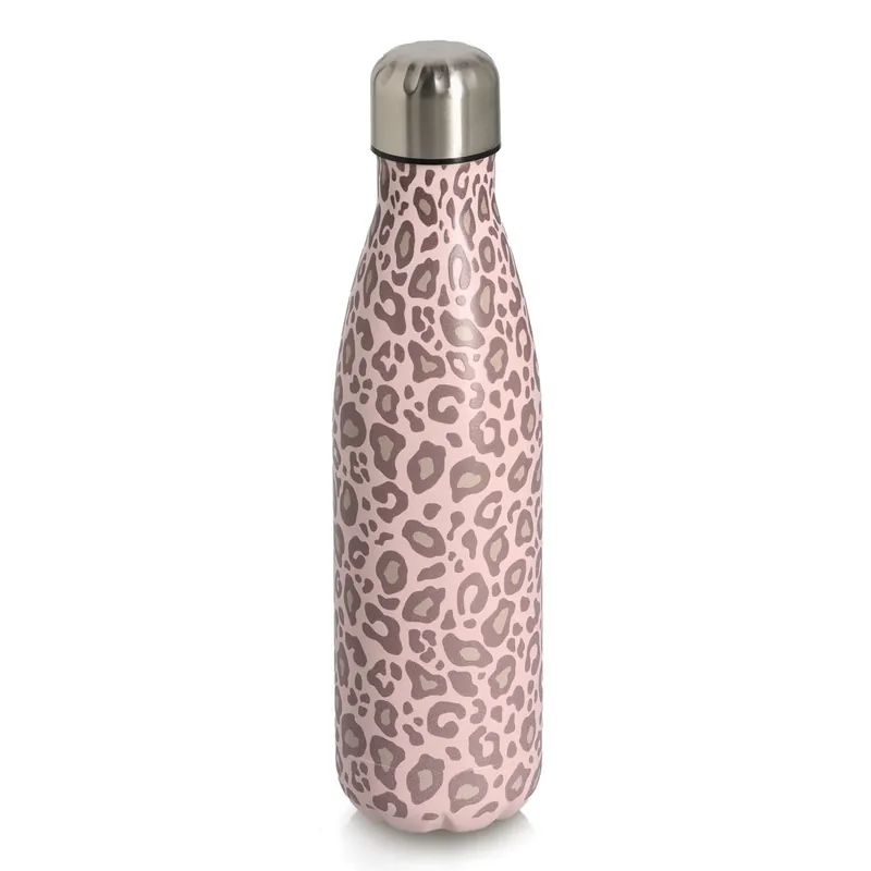 Tovární Cena ZELLER Láhev na pití Leo nerez, růžová 500ml