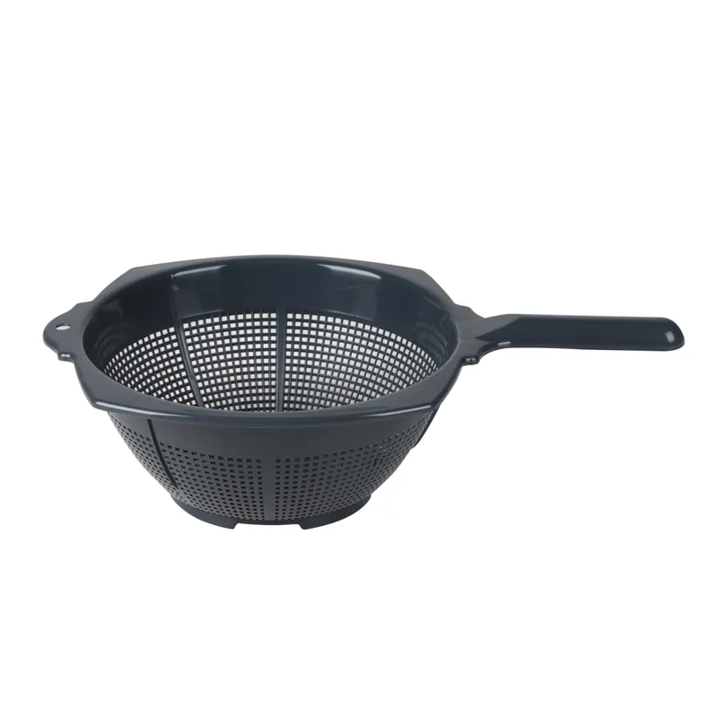Značkový DOCHTMANN Cedník s rukojetí plastový 38cm modrý