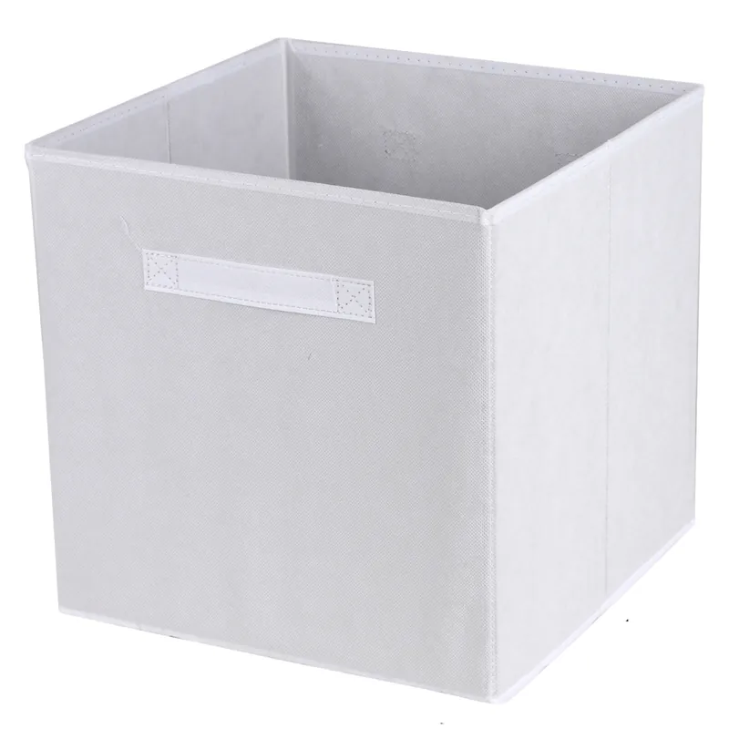 Must-Have DOCHTMANN Box do kallaxu, úložný box textilní, bílý 31x31x31cm