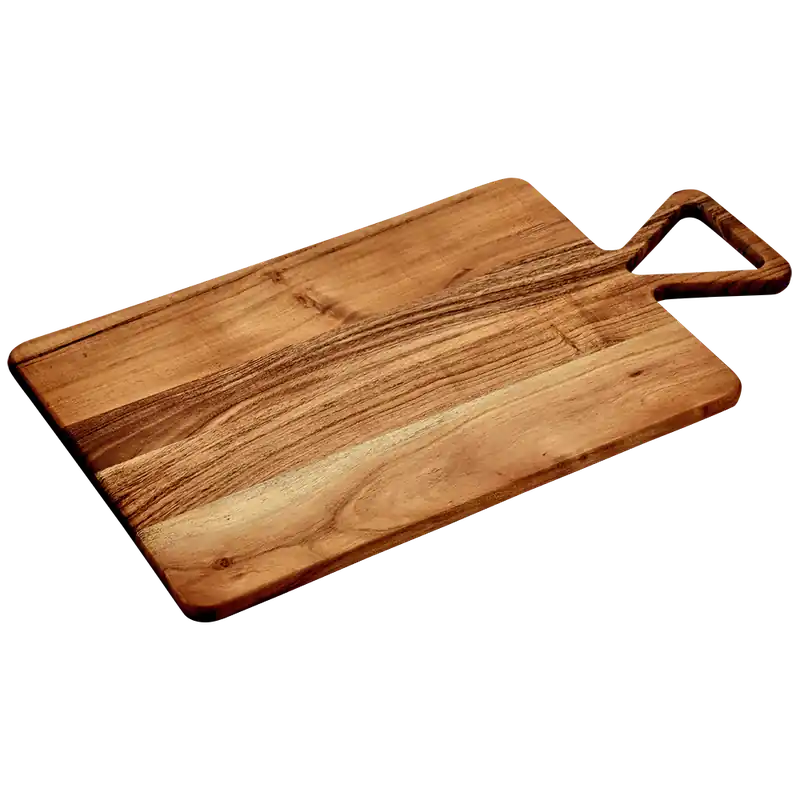 Novinka KESPER Servírovací prkénko z akácie s rukojetí 55x32x1,5cm
