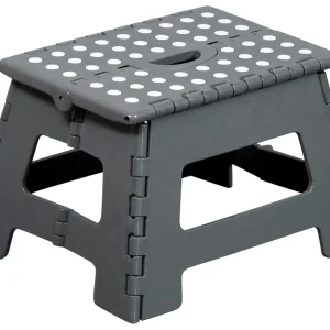 KESPER Skládací stolička šedá 35x28,7x22cm, nosnost 150kg Nová Kolekce