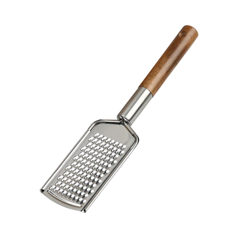 Nízká Cena KESPER Nerezové jemné struhadlo s akáciovou rukojetí 24,5cm