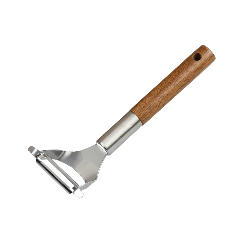Speciální Cena KESPER Kuchyňská škrabka z nerezu a akácie 19,2cm