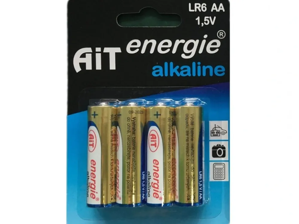 Nejlepší Volba Baterie AiT Alkaline LR6 AA 4ks blistr