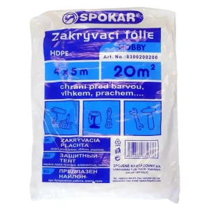 Aktuální Fólie zakrývací 4x5m, 5um HOBBY SPOKAR
