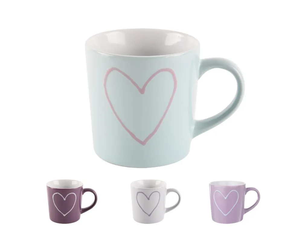 Nejprodávanější Hrnek keramika 600ml HEART mix