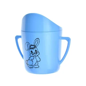 Akční Cena Hrnek kojenecký plast 250ml potisk modrý CZ